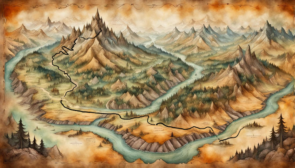 A fantasy map