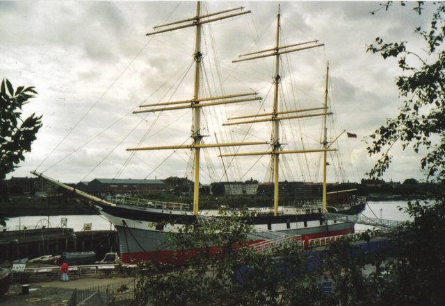 A tallship. The words "port" and "starboard" are the etymological result of a unique history.