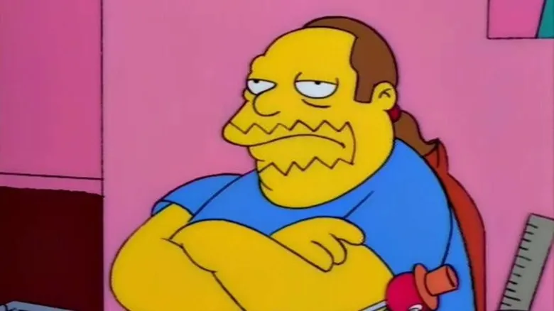 Comic Book Guy from the TV show The Simpsons.
